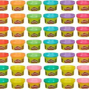 Play-Doh 42 Mini Can Set – Assorted Colors, Non-Toxic Modeling Compound